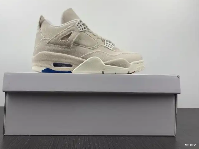 Reps TB Jordan 4 DQ4909-100 Canvas (W) Blank Retro 0526